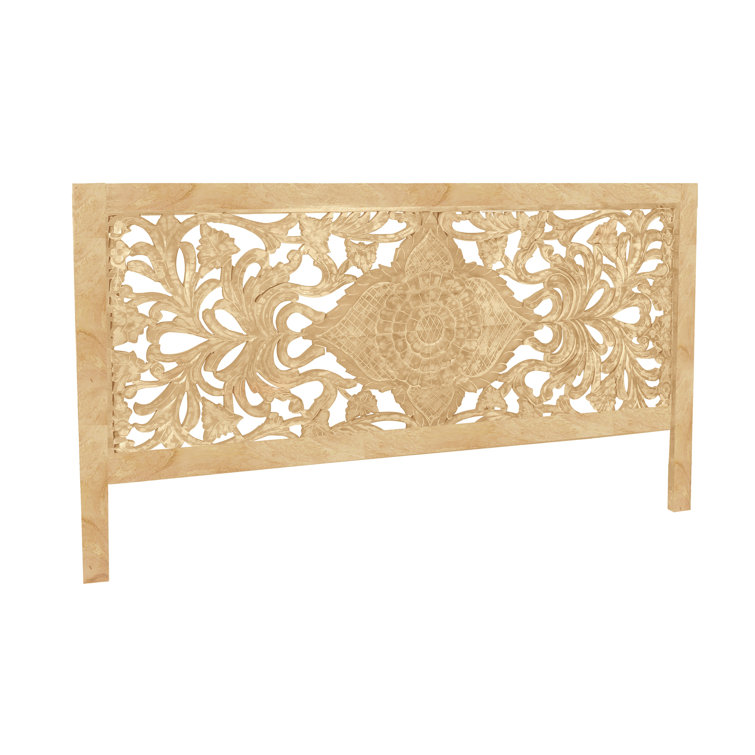 World market store carved headboard